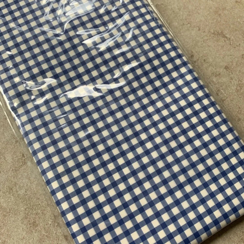 Celebrate It Waxed Paper Food Safe Tissue Paper Treat Box 10pc Gingham Print NEW